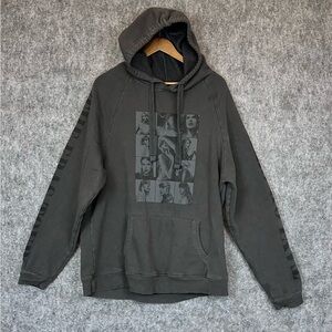 Taylor Swift Men's Charcoal Graphic Hoodie Size L